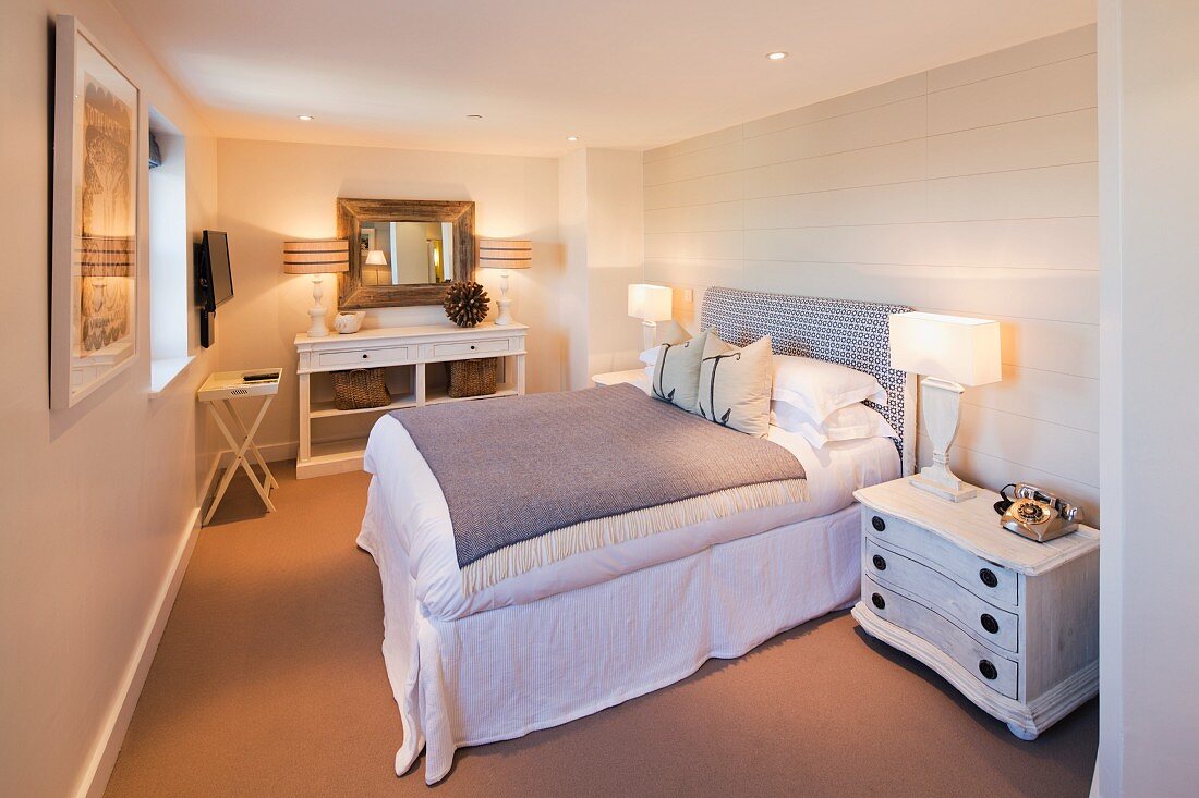 A double room at The Tide House Hotel in St. Ives (Cornwall, England)