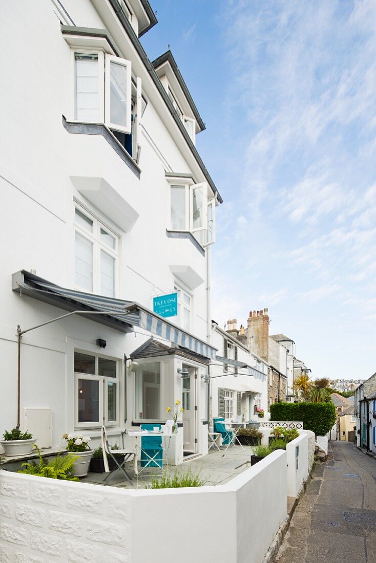 Aussenansicht des Trevose Harber House Hotel in St. Ives (Cornwall, England)