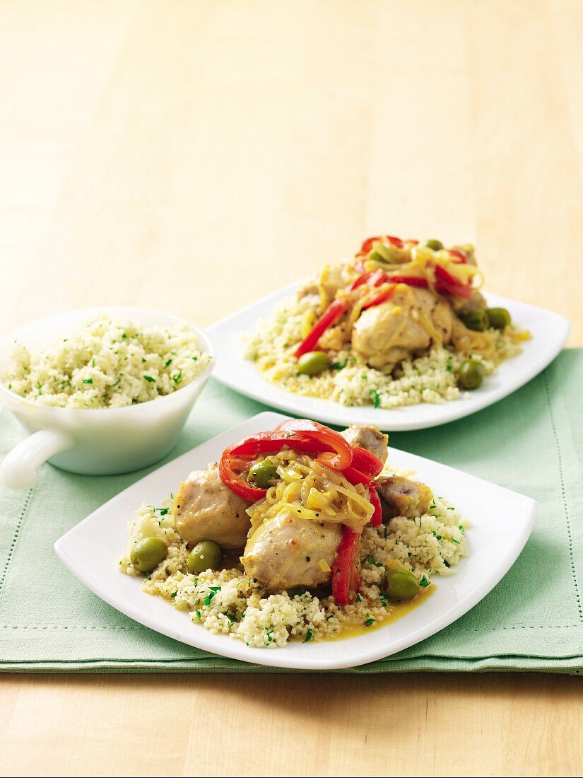 Moroccan-style chicken