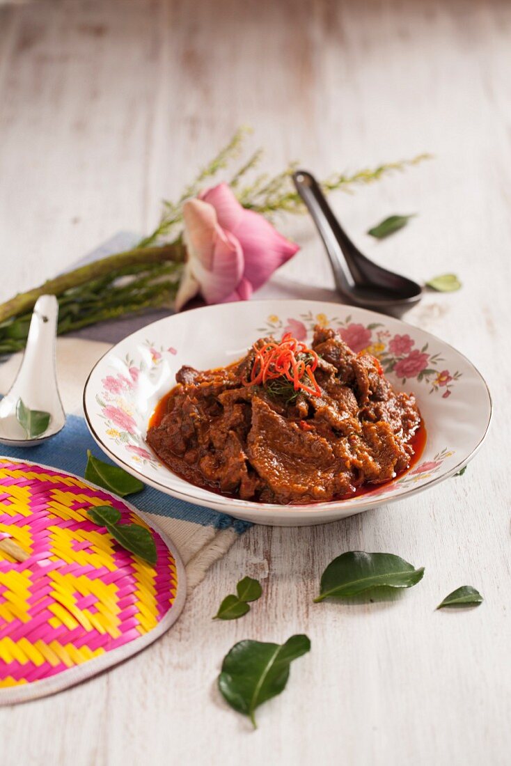 Panang curry with beef (Thailand)