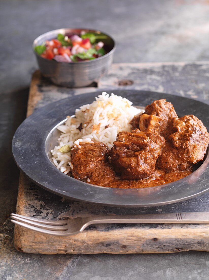 Rogan josh - aromatic lamb dish from Persia