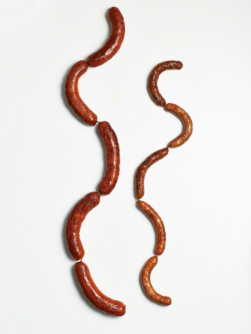 Two chains of sausages