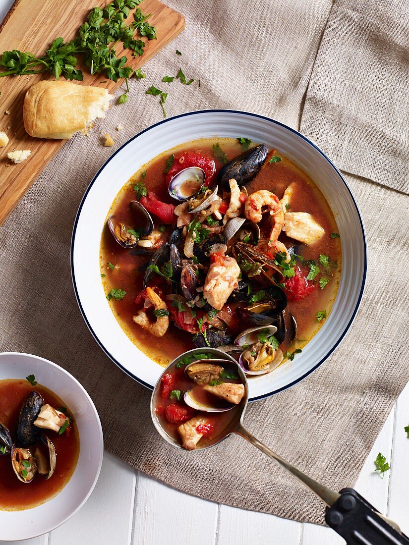 Cioppino (fish soup from California)