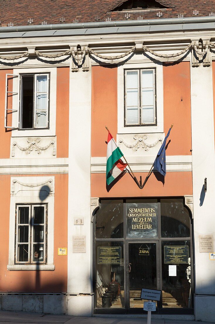 The Semmelweis Medical History Museum in the house where the famous doctor was born, Budapest