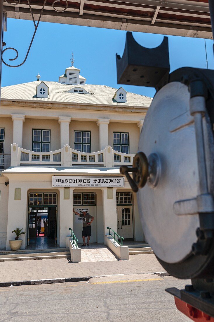 The station at Windhoek – a mixture of Wilhelmine architecture and art nouveau elements, Namibia, Africa