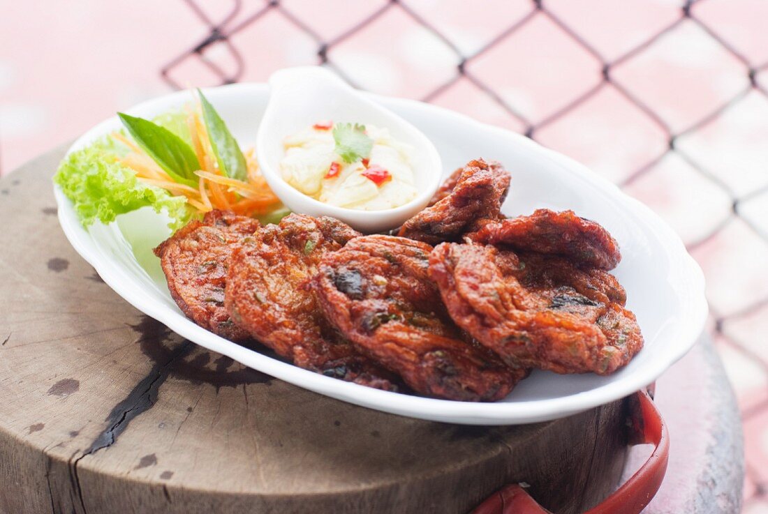 Steamed mackerel cake (Thailand)