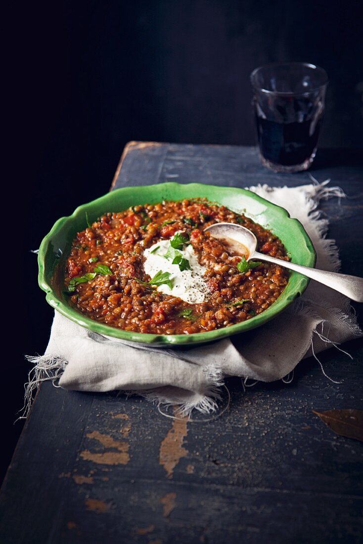 Faki (Greek vegetable & Lentil soup)