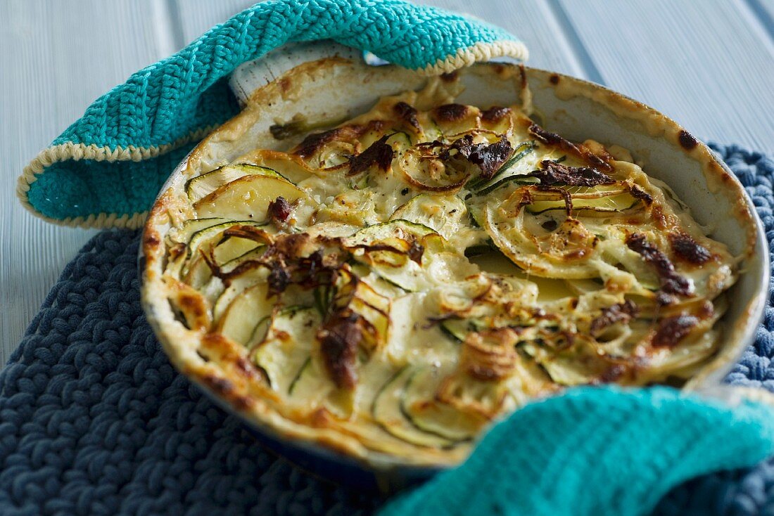 Kartoffel-Zucchini-Gratin