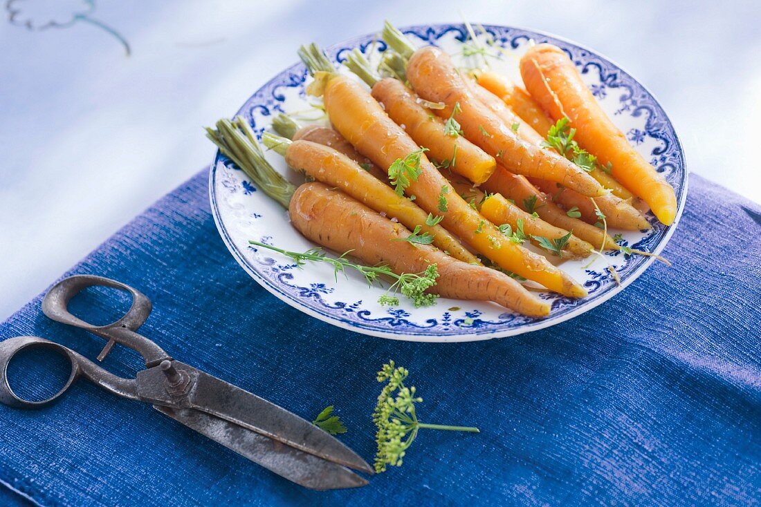 Glasierten Karotten