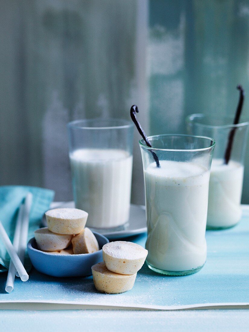 Vanillemilch mit gesalzenen Karamell Marshmallows