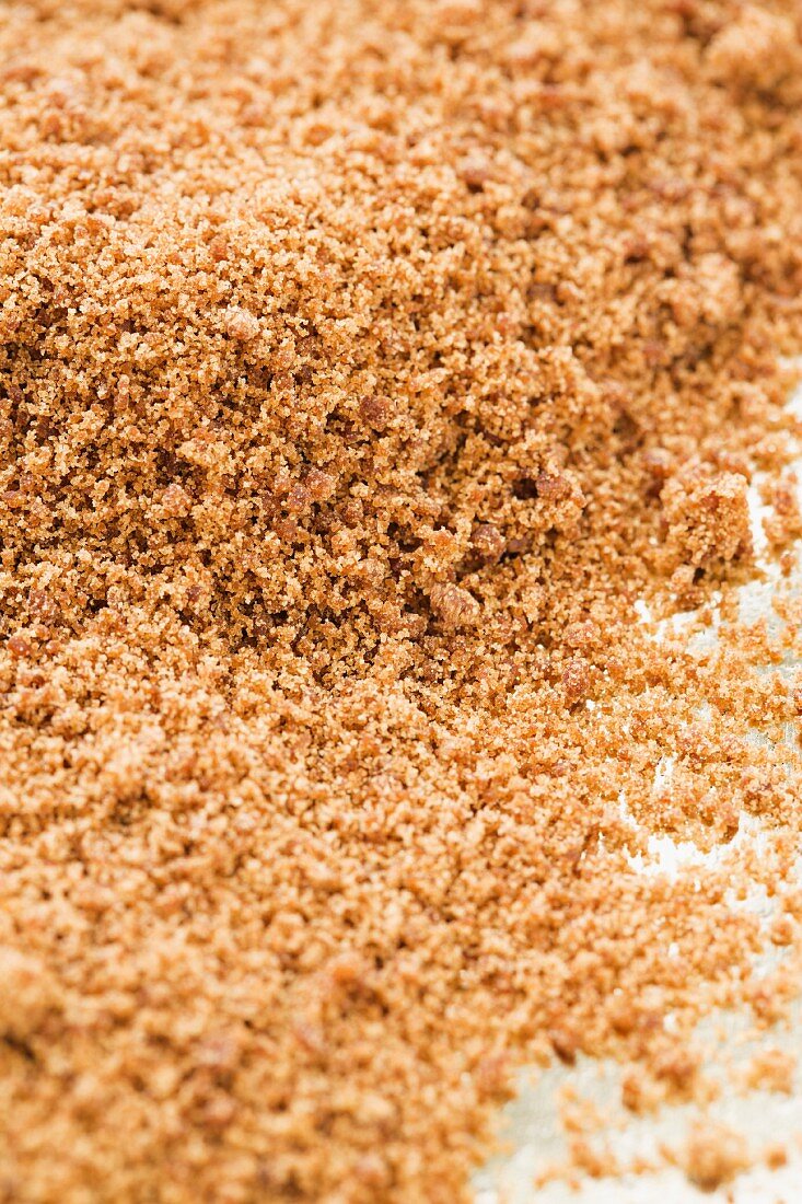 Coconut flower sugar, close-up