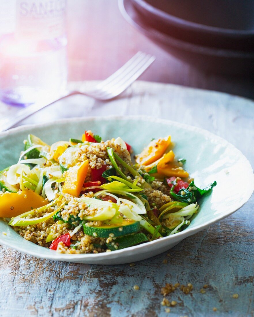 Quinoa and vegetable pilau