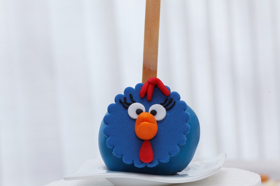 A chicken cake pop