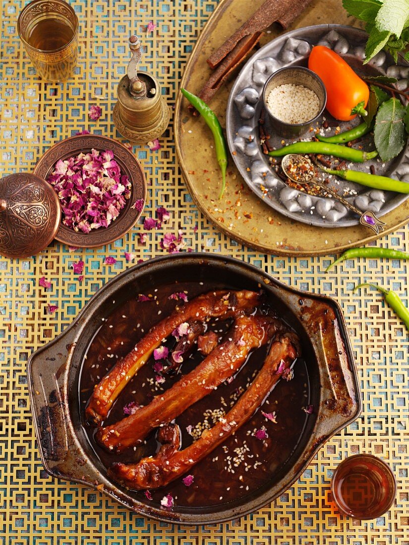 Rose chilli ribs (North Africa)