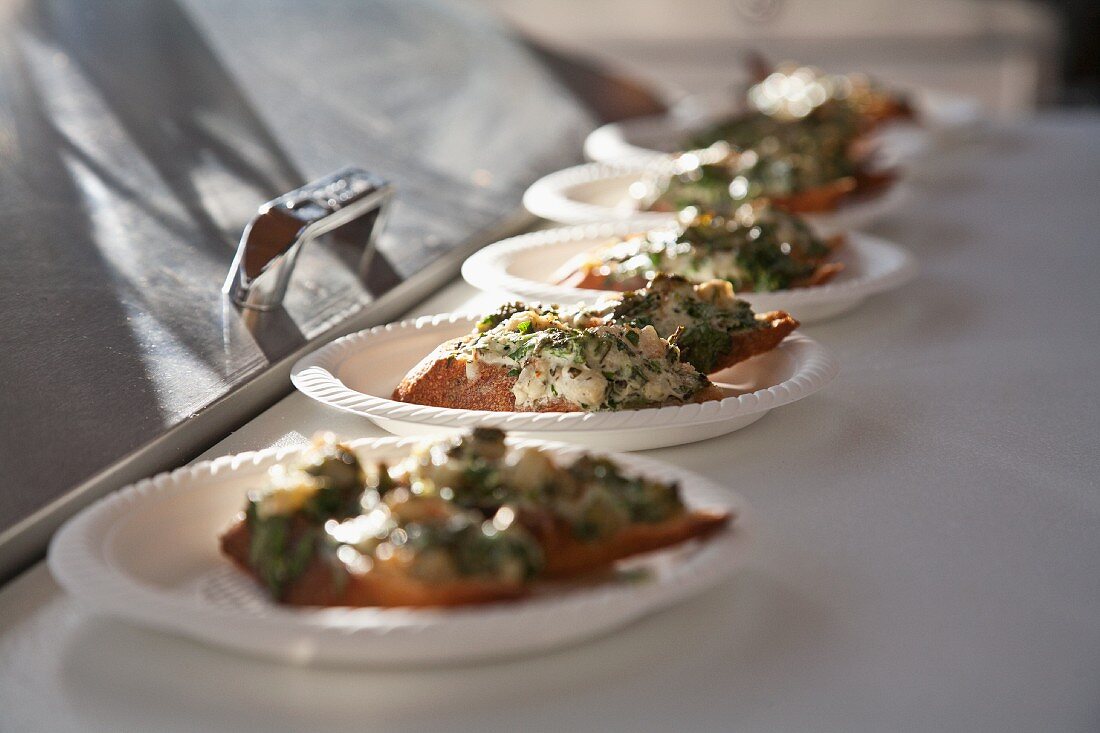 Shrimp toast at Le Truc Bustaurant (Food Truck, San Francisco, USA)