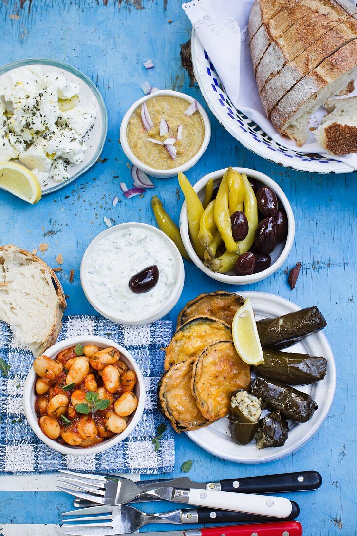 Greek appetisers