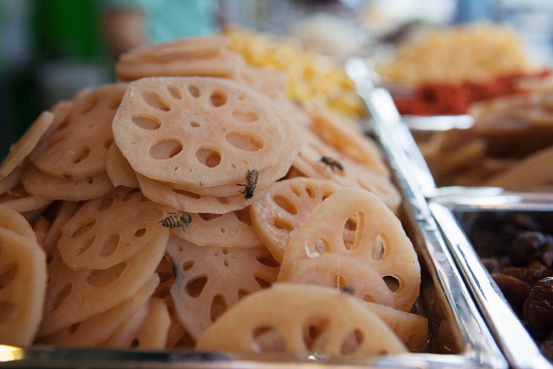 Lotus roots in syrup (Thailand)