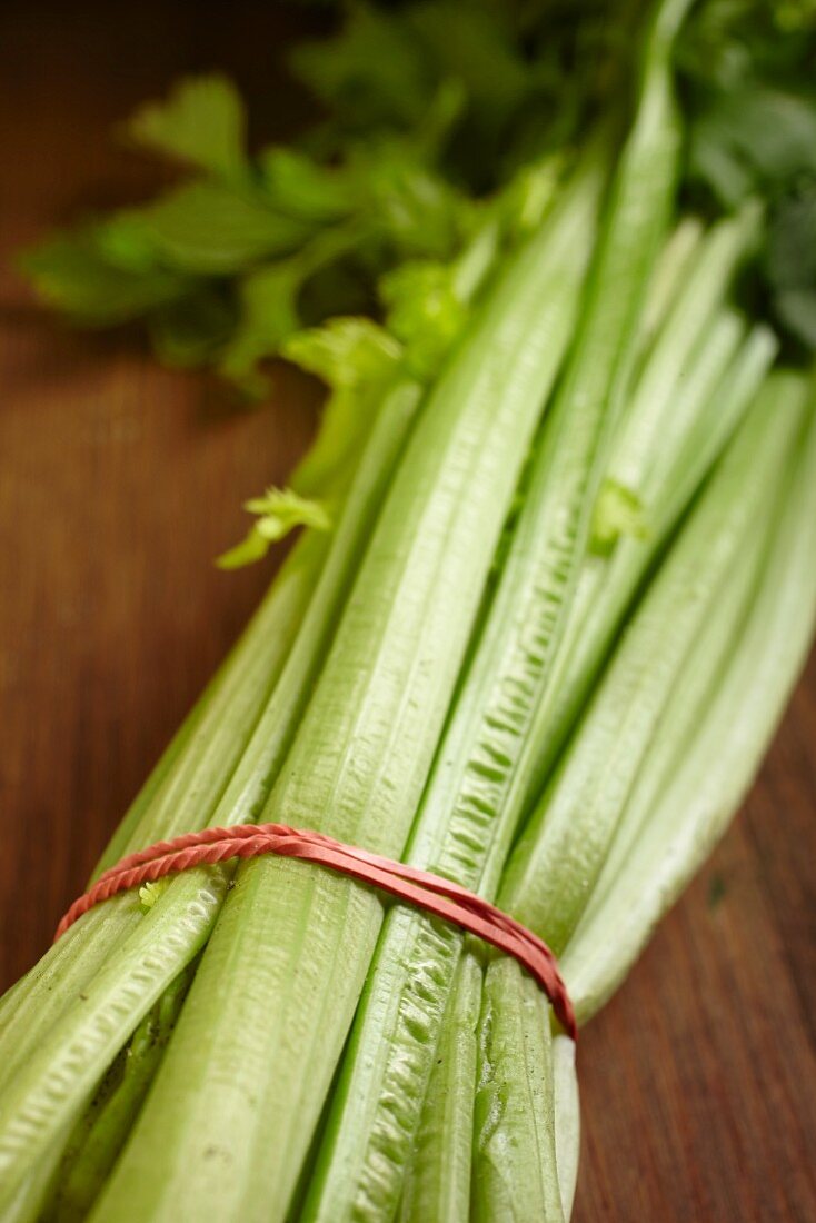 A bunch of Chinese celery