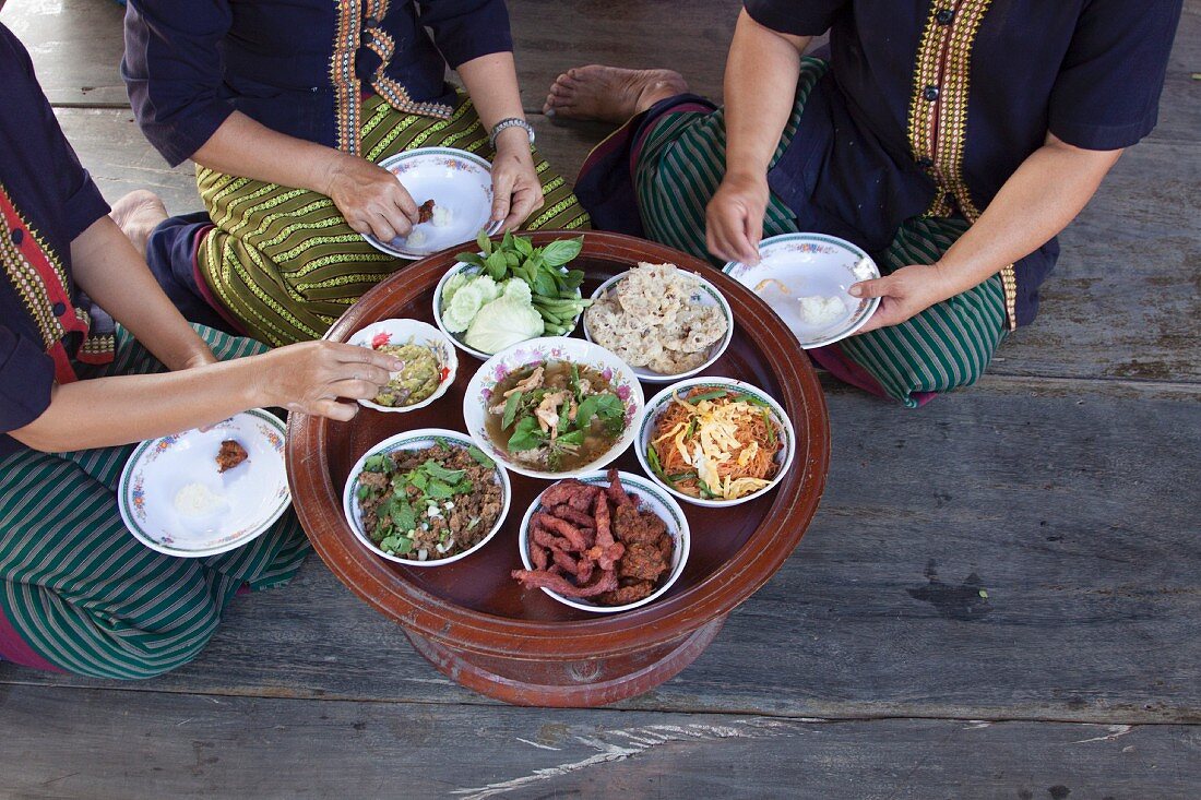 A family meal, Thailand