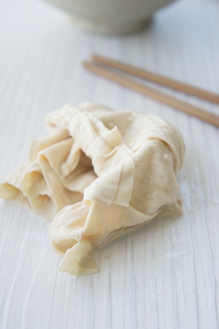 Yuba - soya milk skin (speciality from Kyoto, Japan)