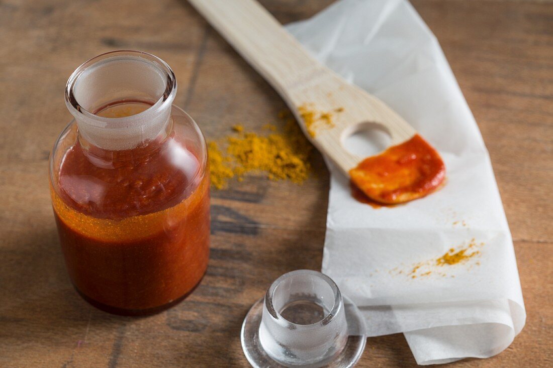 Home-made curry ketchup