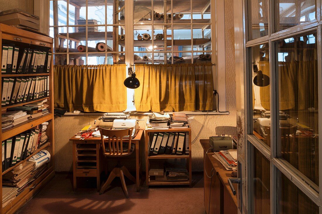 The mangers office in the Wäschefabrik Museum, Bielefeld