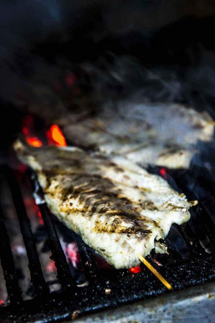 Izgara Levrek (grilled sea bass, Turkey)