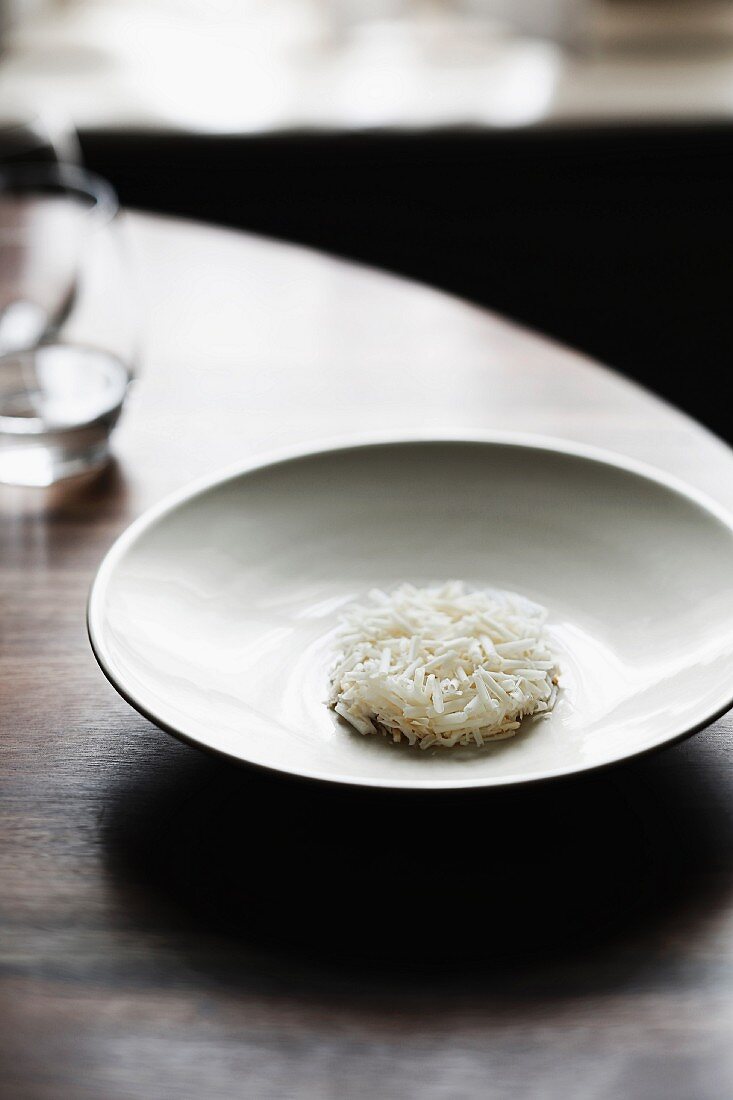 Ein Teller mit Reis im 'Sixpenny', Australien