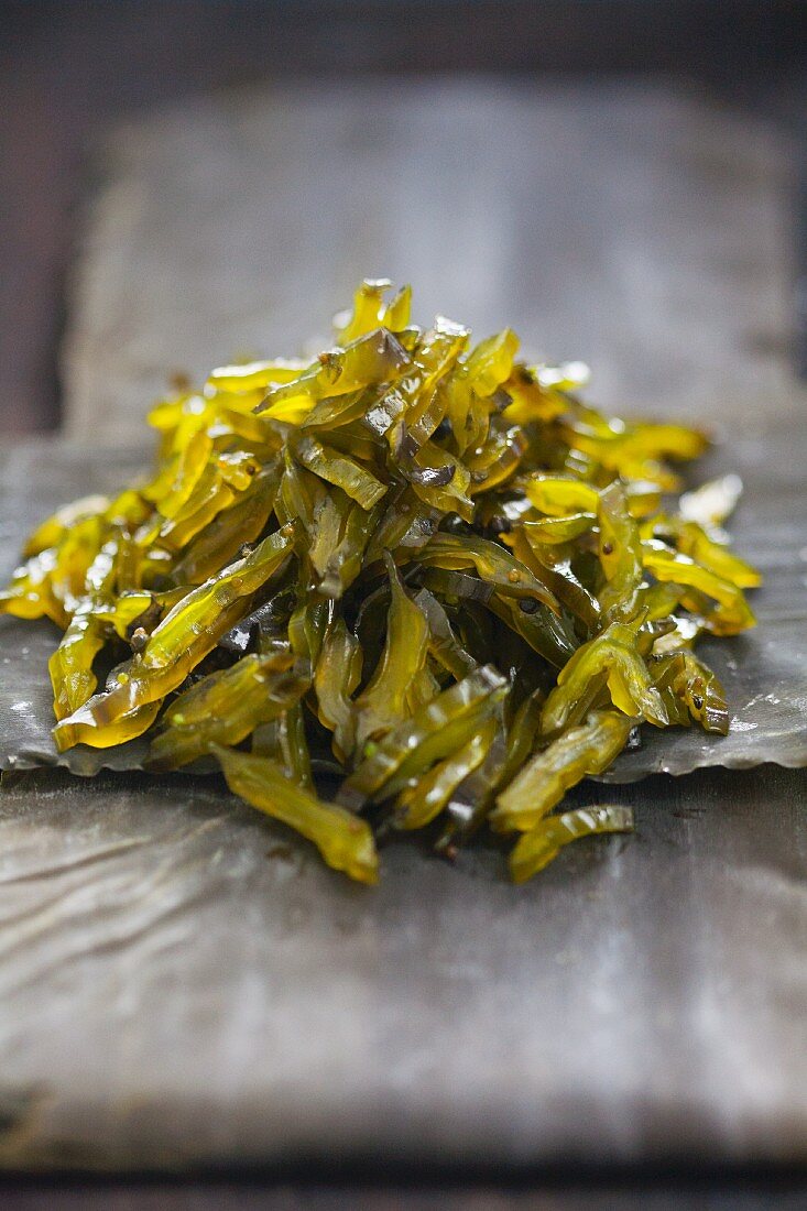 Salted seaweed