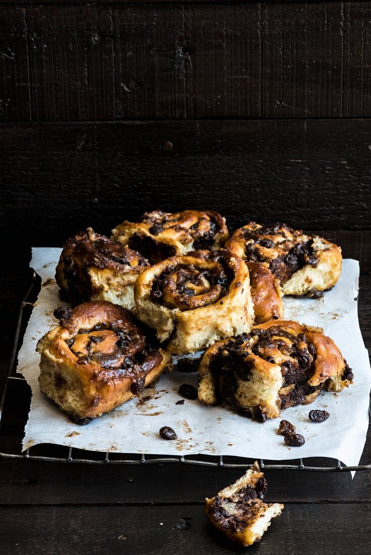 Sticky Buns mit Chocolatechips