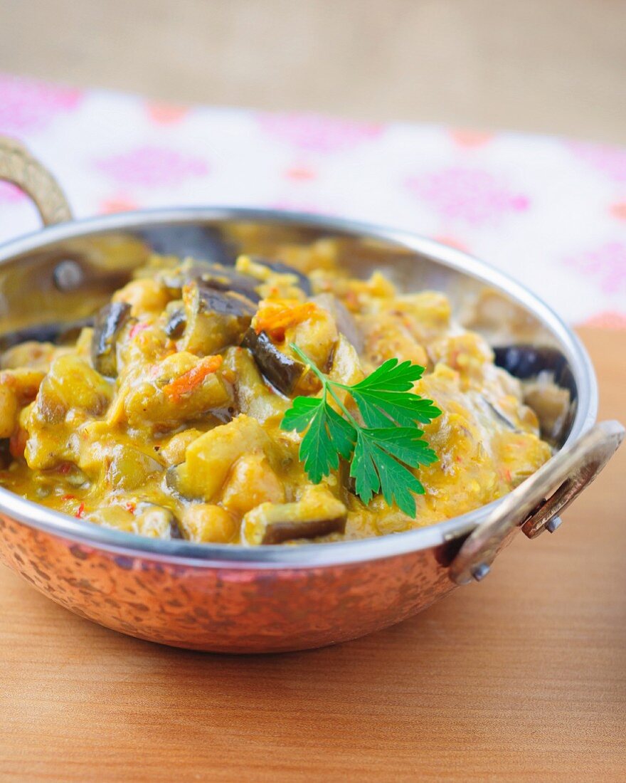 Aubergine curry (India)