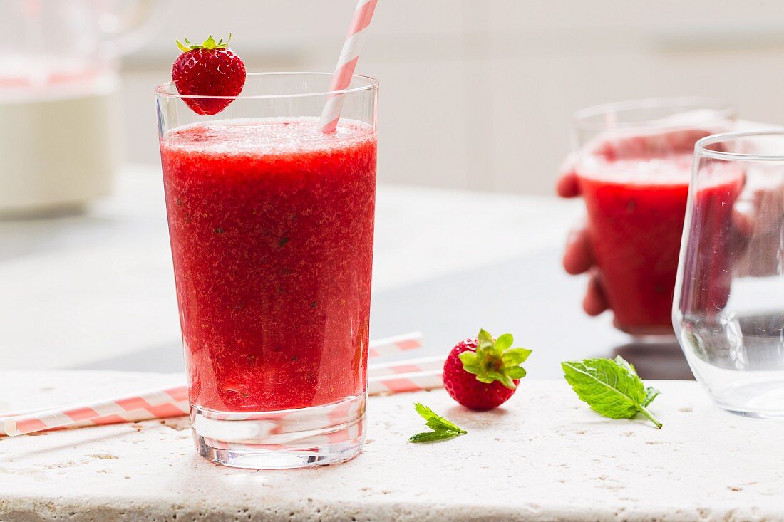 Strawberry-watermelon smoothie