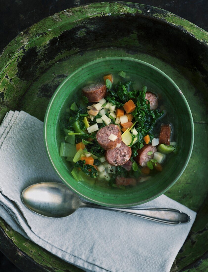 Green kale stew