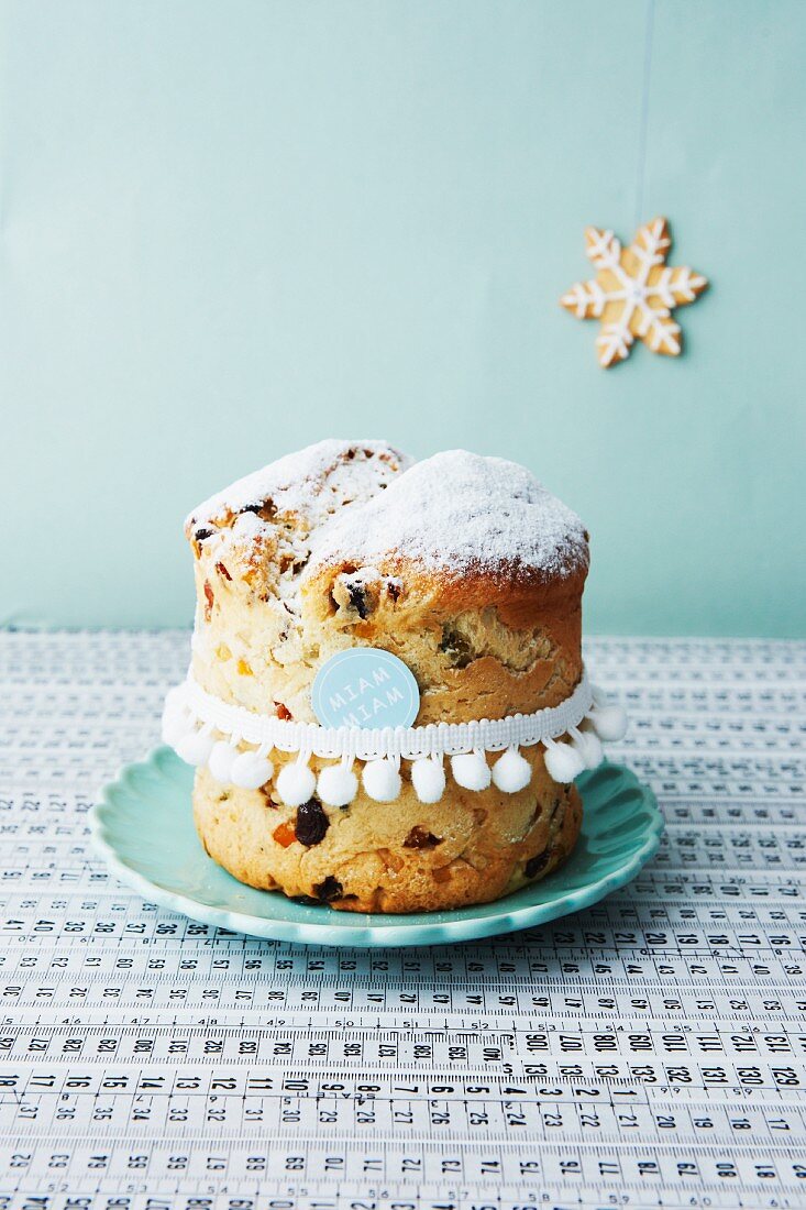 Vegan panettone for Christmas