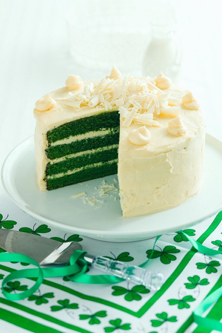 A St. Patrick Day's cake