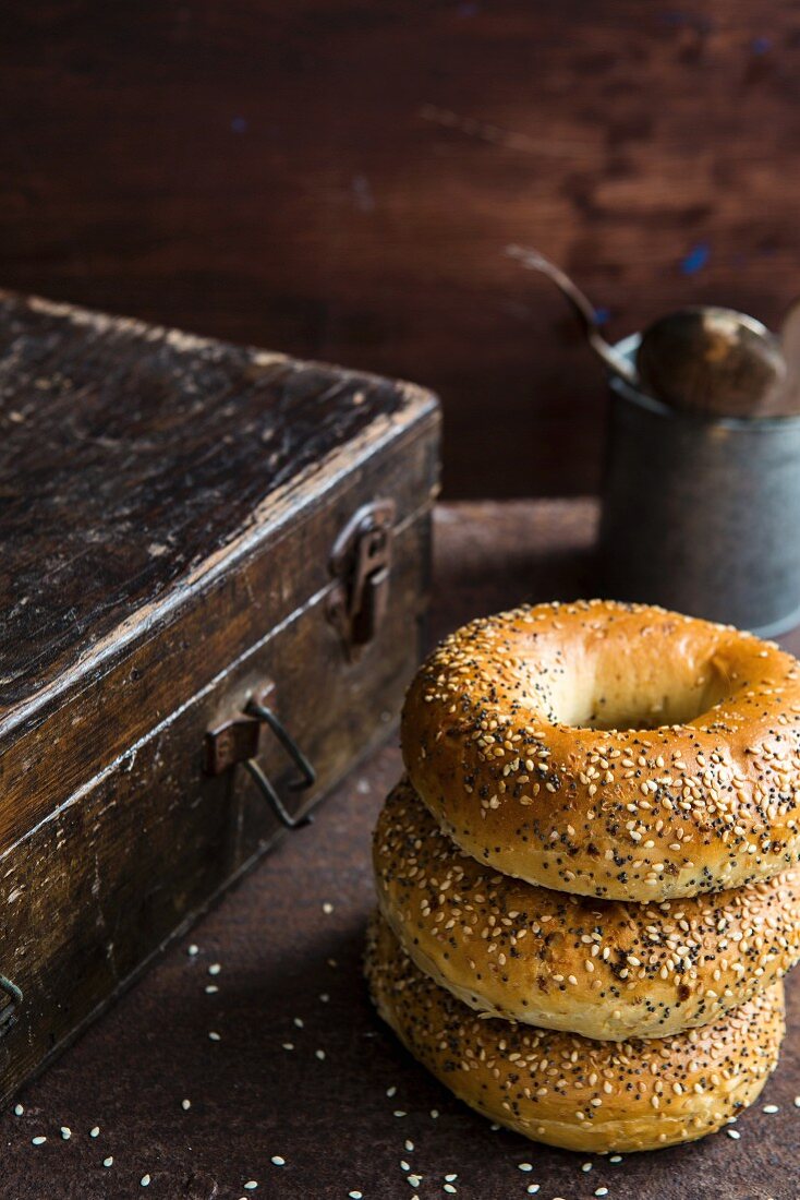 Two Whole Everything Bagels