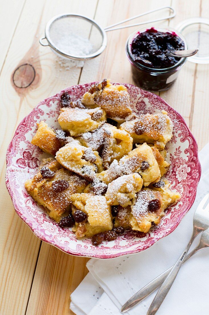 Kaiserschmarrn mit Zwetschgenröster