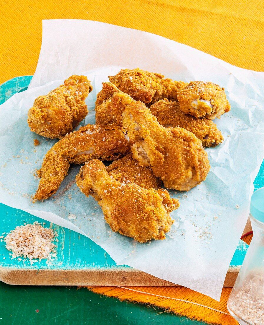 Buttermilk crumbed chicken wings