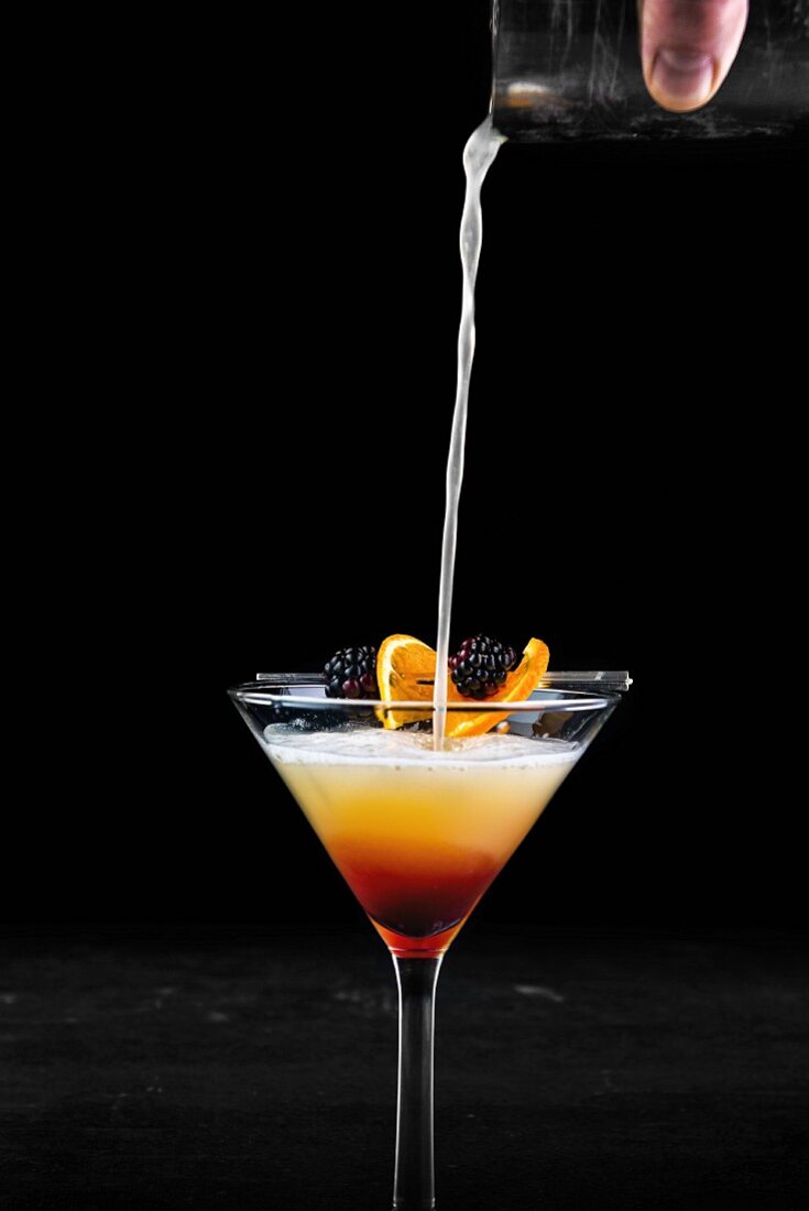 Wodka Martini mit Orangensaft
