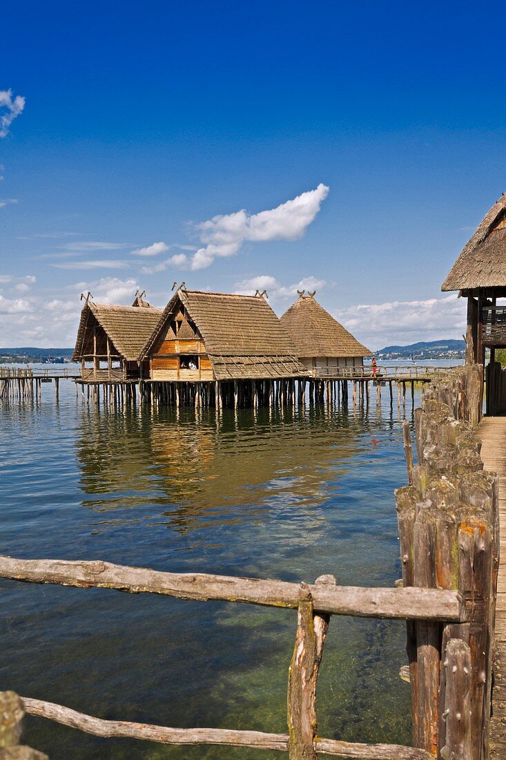 Pfahlbauten Museum in Unteruhldingen, UNESCO World Heritage Site, Lake Constance