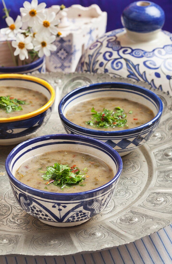 Lentil soup from North Africa