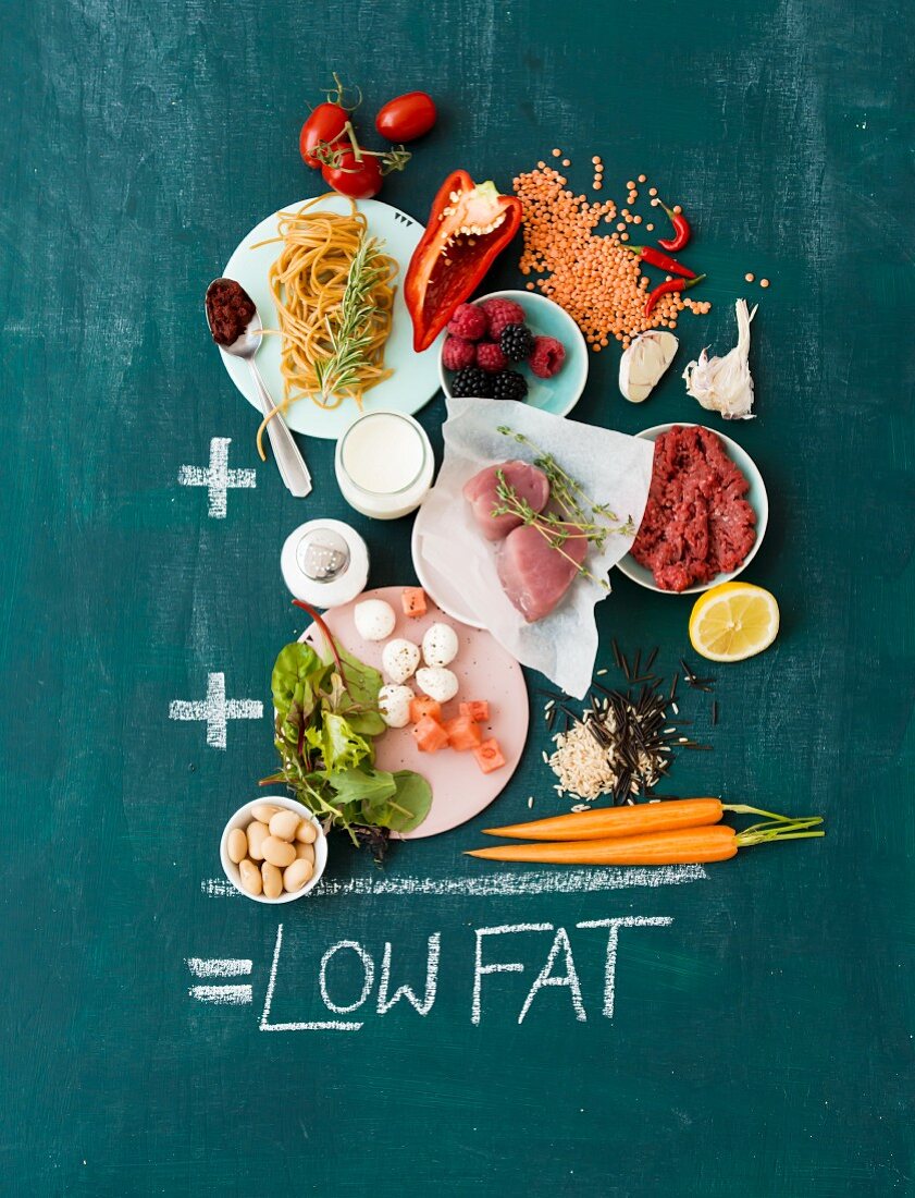 Ingredients for low-fat dishes
