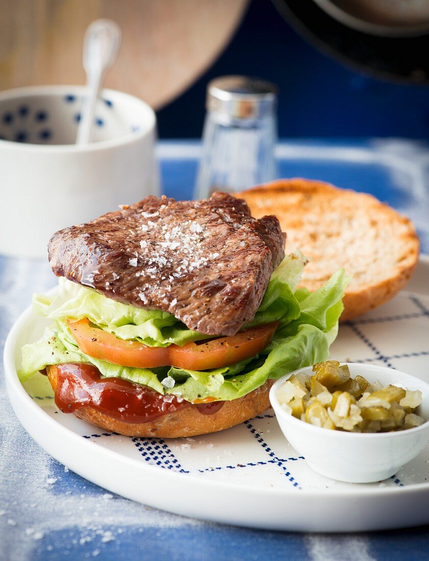 Steak burger