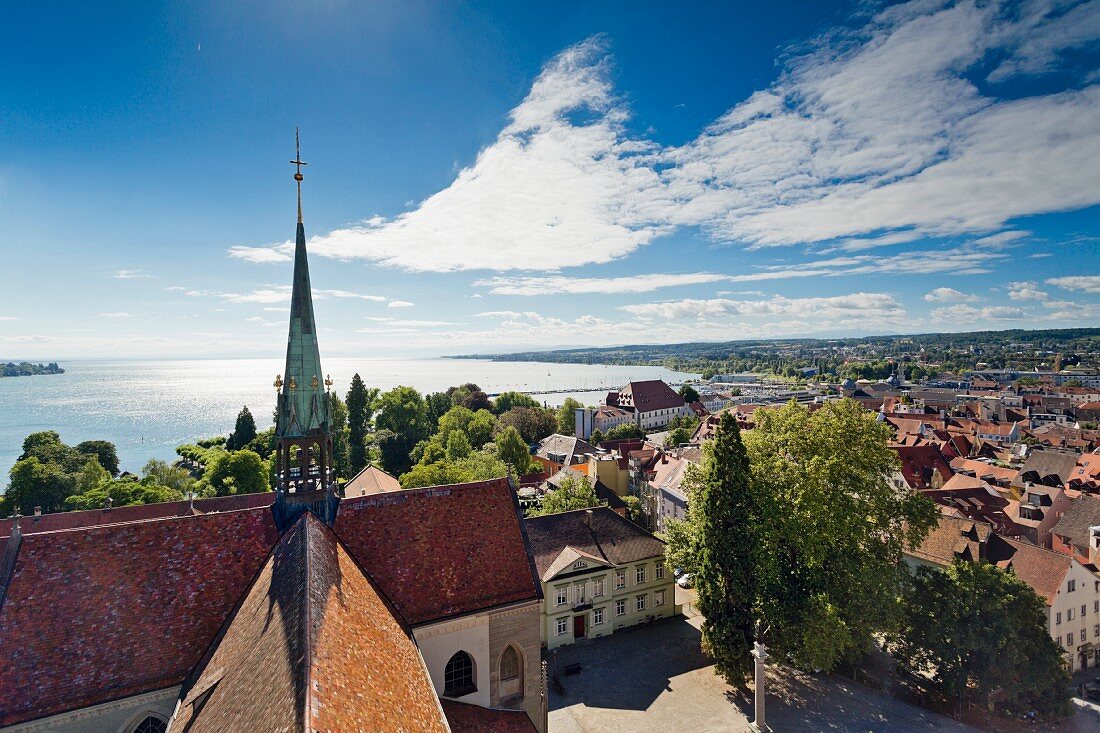 A view of Lake Constance from the Minster