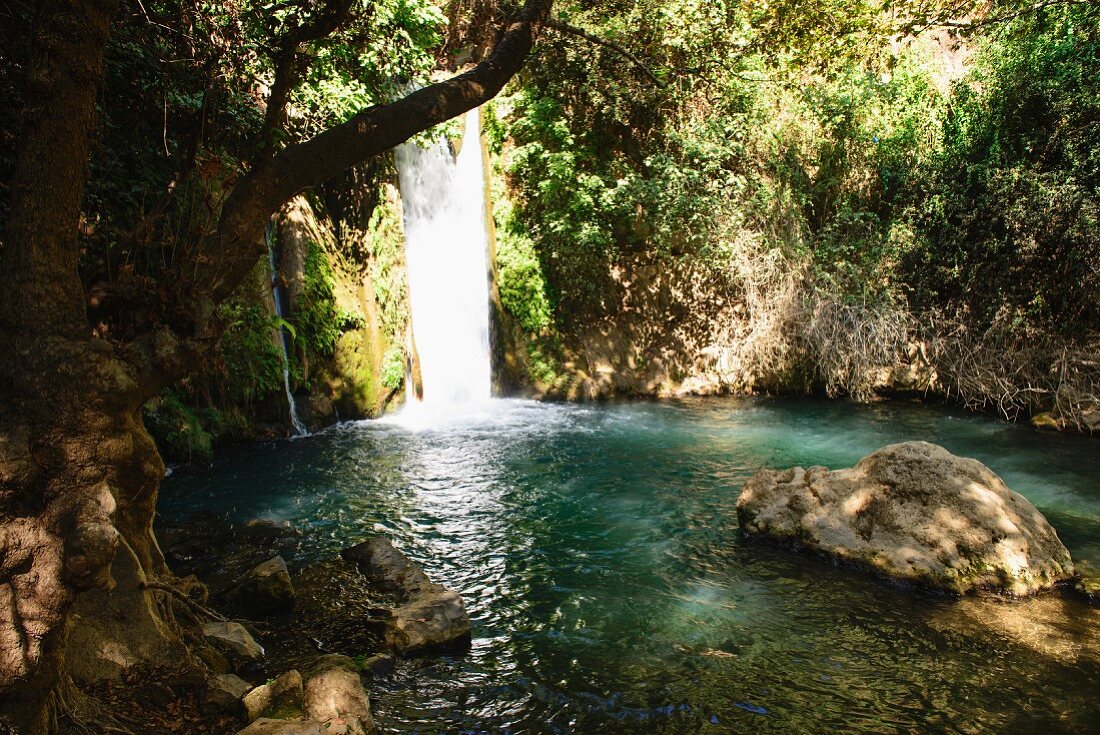 Wasserfall des Hermon, Golan, Israel