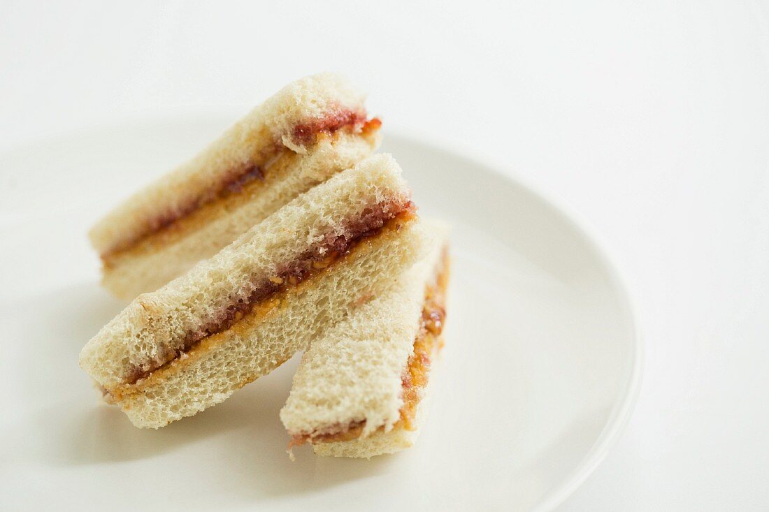 Peanut butter and jelly sandwich