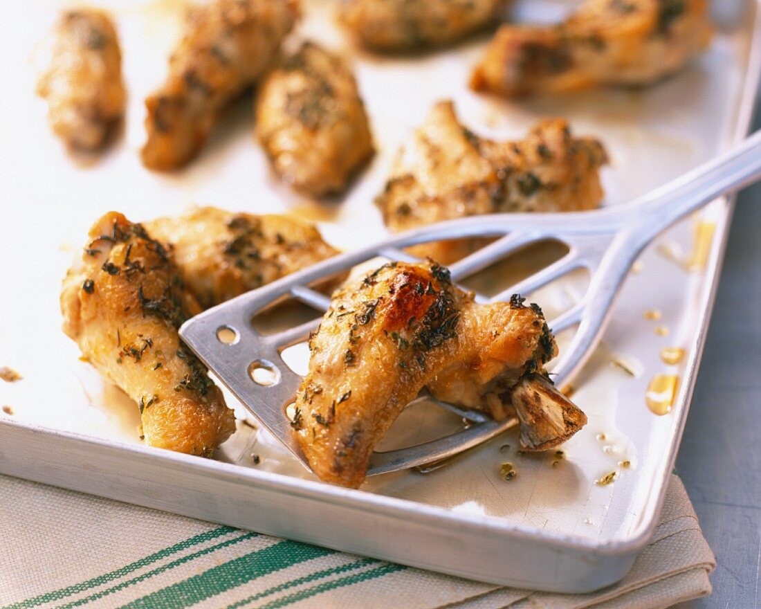 Chicken wings with herbs