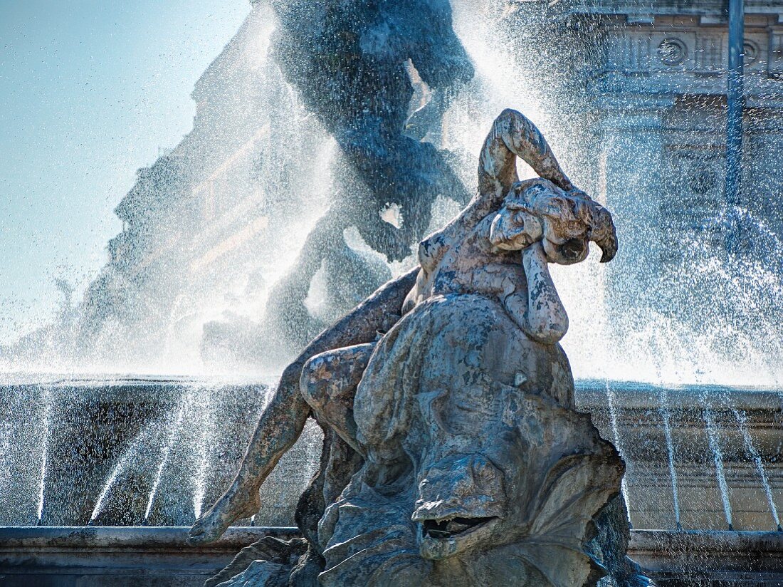 Der Najadenbrunnen, Rom