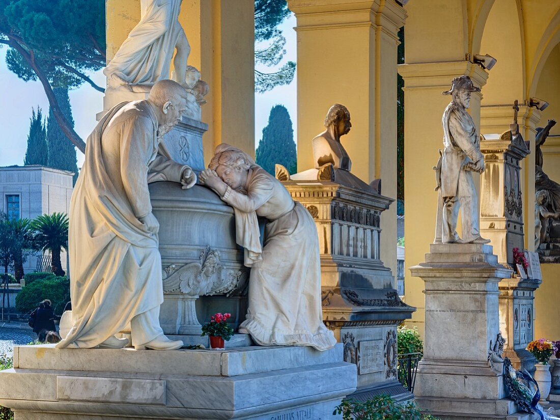 Ort der Ruhe: Friedhof in Rom