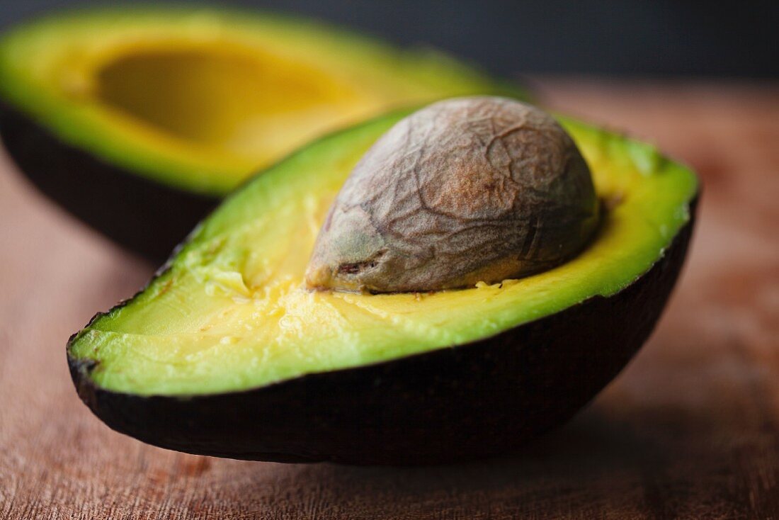 Half an Avocado with Pit